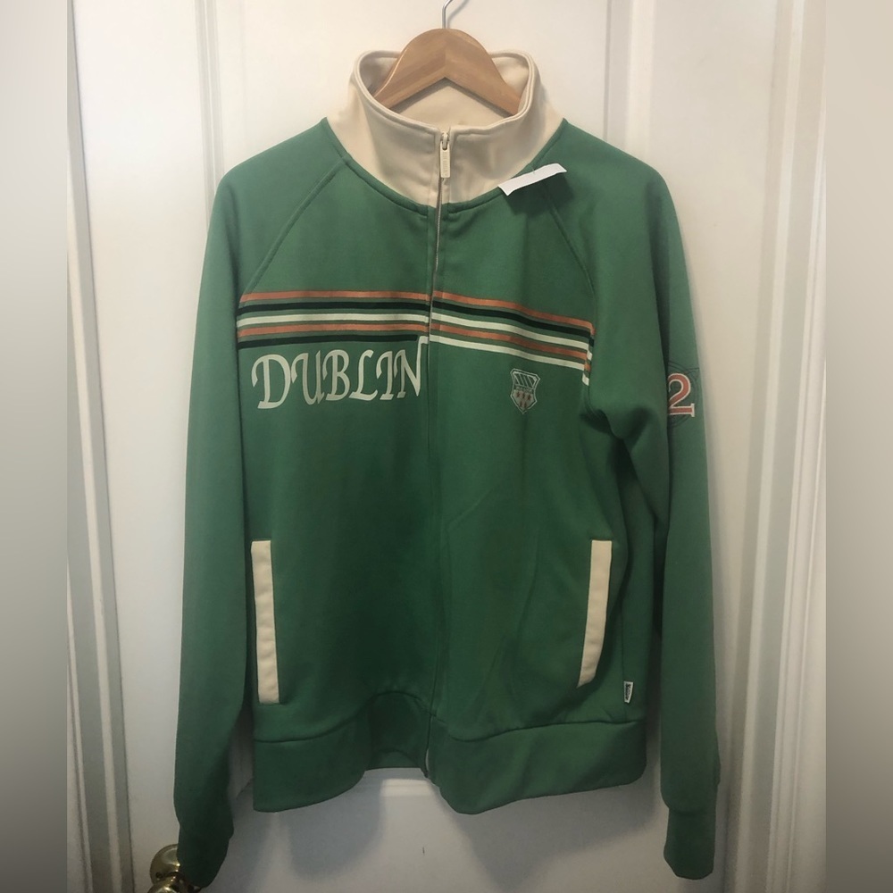 Blue Marlin NWOT Men’s Full Zip Dublin, Ireland Track Jacket Size XL $5 Shipping